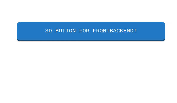 5 CSS 3D Buttons | FrontBackend