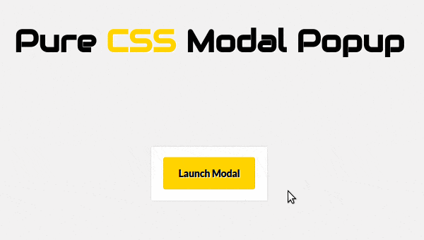 7 CSS Modals | FrontBackend