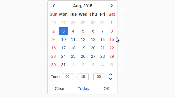 Perfect date time picker jquery